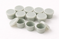 Naya Baby silicone baby food storage pods pack of 10 freezer safe sage oat white background