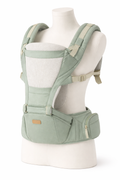 Naya Baby ergonomic baby carrier hip seat sage green charcoal white studio background
